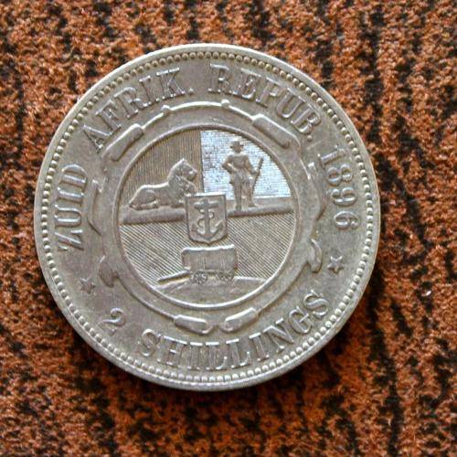 1896 ZAR 2 Shillings